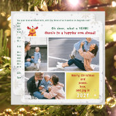 Funny Rudolph Oh Deer Peace Love Joy Schattige 3 f Feestdagenkaart