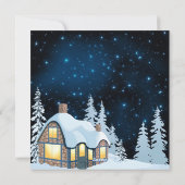 Funny Rudolph Red Nose Reindeer Holiday Card Feestdagenkaart (Achterkant)