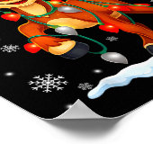 Funny Rudolph Reindeer Pjs Pajamas Christmas Men W Poster (Hoek)