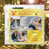 Funny Rudolph We hebben 4 foto's verplaatst Schatt Feestdagenkaart