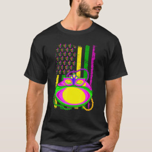 Funny Rugby Jester Pet Mardi Gras T-shirt