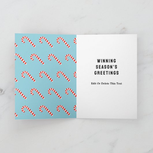 Funny Rugby-kerstfeestkaarten Feestdagen Kaart (Binnen)