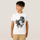  Funny rugby-spelers T-shirt (Voorkant volledig)