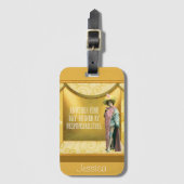 Funny Ruikt naar persoonlijke verantwoordelijkhede Bagagelabel (Voorkant (verticaal))