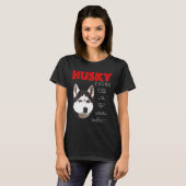 Funny rules for the owner of a Siberian Husky T-shirt (Voorkant volledig)