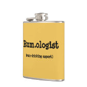 Funny Rum.ologist Quote Flask Heupfles (Links)
