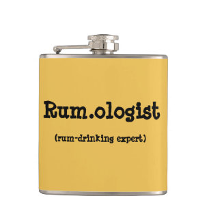 Funny Rum.ologist Quote Flask Heupfles