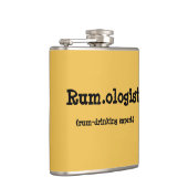 Funny Rum.ologist Quote Flask Heupfles (Rechts)