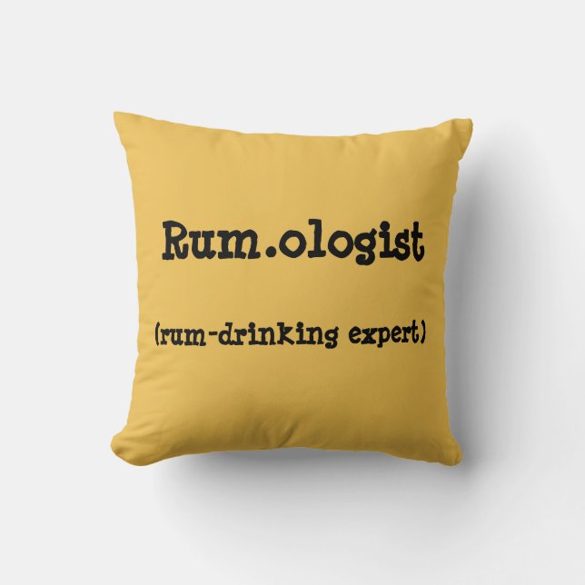 Funny Rum.ologist Quote Sierkussen (Voorkant)