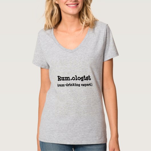 Funny Rum.ologist Quote Women's T-shirt (Voorkant)