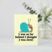 Funny run briefkaart (Staand voorkant)