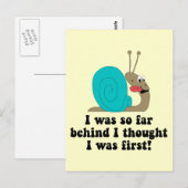 Funny run briefkaart (Voorkant / Achterkant)