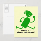 Funny run briefkaart (Voorkant / Achterkant)