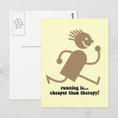 Funny run briefkaart (Voorkant / Achterkant)