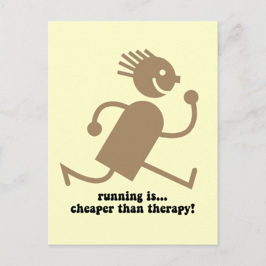 Funny run briefkaart (Voorkant)