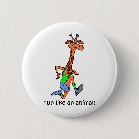 Funny run ronde button 5,7 cm (Voorkant)