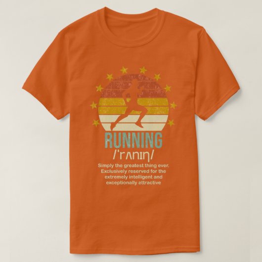 Funny Runner Definition Runner Funny Sayings Lo T-shirt (Design voorkant)
