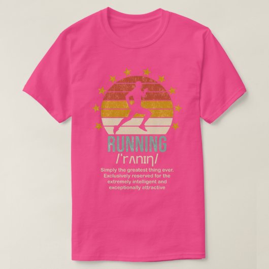 Funny Runner Definition Runner Funny Sayings Love T-shirt (Design voorkant)