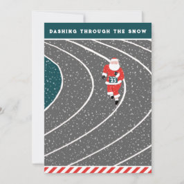 Funny Runner Holiday Cards Feestdagenkaart