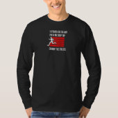 Funny Runner Marathon Racer Raglan T-shirt (Voorkant)