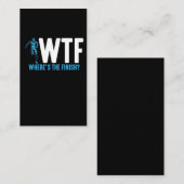 Funny Running en Marathon Quote triathlon sporten Visitekaartje (Voorkant / Achterkant)