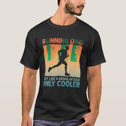 Funny Running for Men Dad Marathon Runner Coach Ma T-shirt (Voorkant)