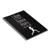 Funny Running Gifts For Runners Women Female Her Notitieboek (Rechterzijde)