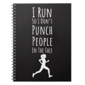 Funny Running Gifts For Runners Women Female Her Notitieboek (Voorkant)