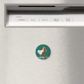 Funny Running Pelican Magneet (Insitu (Vaatwasser))