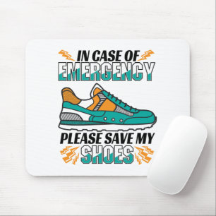 Funny Running Quote - Red mijn schoenen Muismat