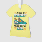 Funny Running Quote - Red mijn schoenen Ornament (voorkant)