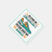 Funny Running Quote - Red mijn schoenen Servet (Hoek)