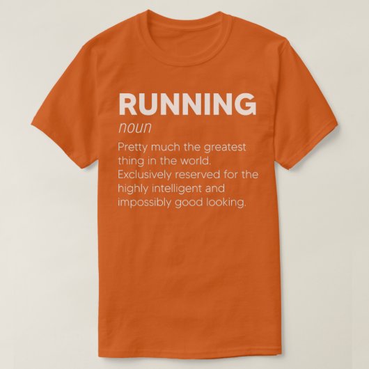Funny Running Quotes, Running Definition, Funny Ma T-shirt (Design voorkant)
