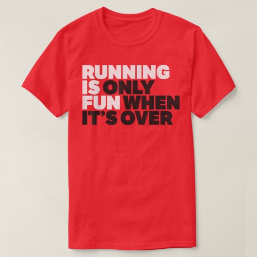 Funny Running Shirt Gym Motivation Workout Runner (Design voorkant)