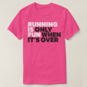 Funny Running Shirt Gym Motivation Workout Runner (Design voorkant)