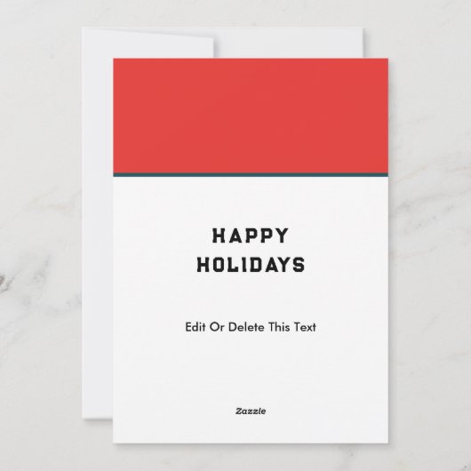 Funny Running Track and Field Kerstmis Feestdagenkaart (Achterkant)