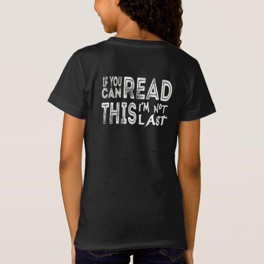 Funny Running Trage Runner - niet Laatste Citaat T-shirt (Achterkant)