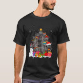 Funny Russian Blue Kerstmis T-shirt (Voorkant)