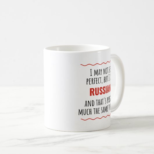 Funny Russian Gift Coffee Mok (Voorkant rechts)