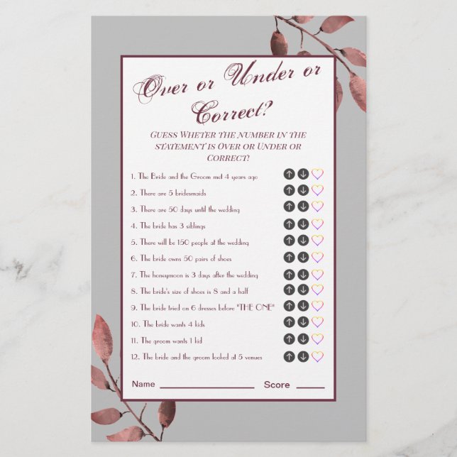 Funny Rust Pink Blush Floral Vrijgezellenfeest Gam (Voorkant)