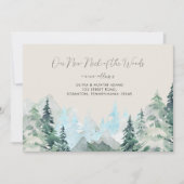 Funny Rustic Neck of the Bossen Moving Announcemen Kaart (Voorkant)