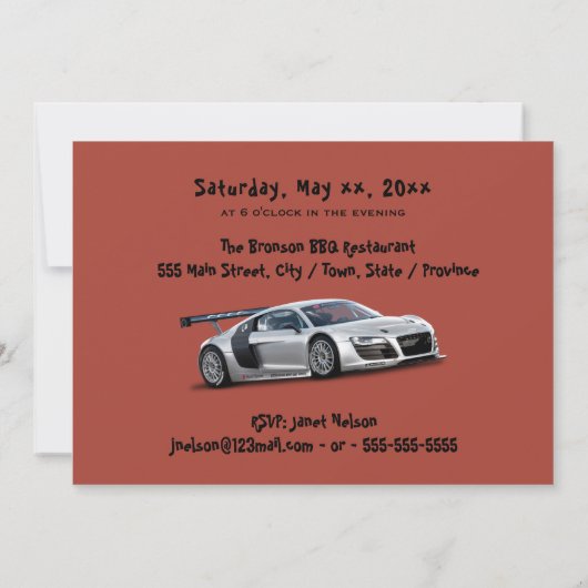 Funny Rustic Retirement Party Kaart (Achterkant)