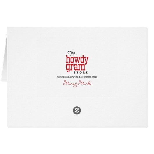 Funny Rustic Snowman en Reindeer kerstKaart (Achterkant Horizontaal)