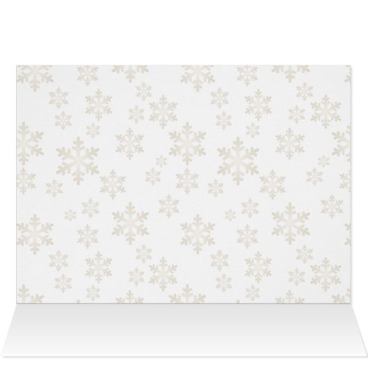 Funny Rustic Snowman en Reindeer kerstKaart (Binnen Horizontaal (Boven))