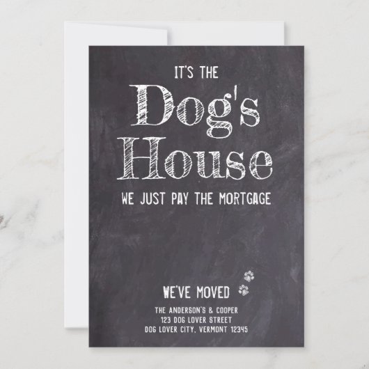 Funny Rustic We hebben de aankondiging van Dog Mov (Voorkant)