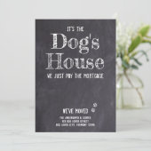 Funny Rustic We hebben de aankondiging van Dog Mov (Staand voorkant)