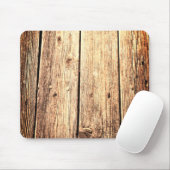 Funny Rustic Weathered Barn Wood Texture Muismat (Met muis)
