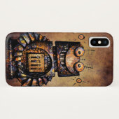 Funny Rusty Steampunk Robot Case-Mate iPhone Case (Achterkant (horizontaal))