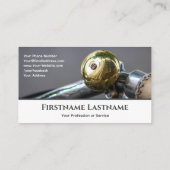 Funny rustycle chain for Bicycle Repair Shops Visitekaartje (Achterkant)