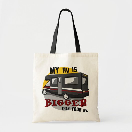 Funny RV Camping Canvas tas (Voorkant)
